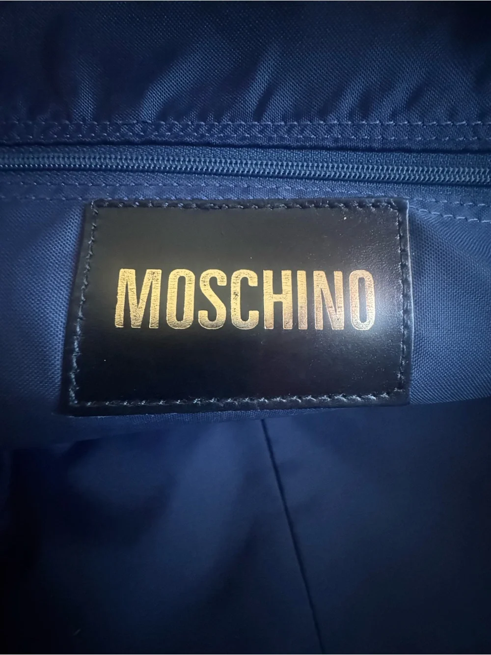 Moschino Black Messenger Bag
